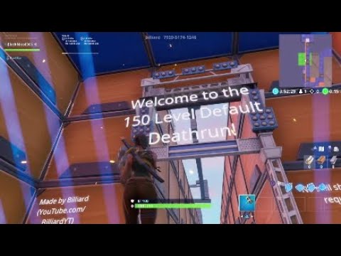 LA DEATHRUN DA 150 LIVELLI SU FORTNITE (150 LEVEL DEFAULT DEATHRUN)