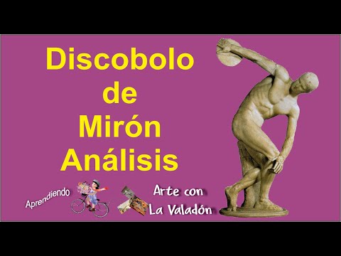 Escultura griega "DISCOBOLO DE MIRON". Para : Aprendiendo Arte con la Valadón