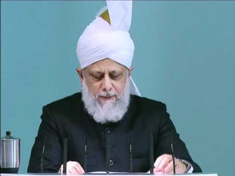 Friday Sermon: 19th November 2010 - Part 5 (Urdu)