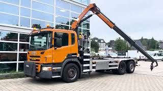 Camion cu cârlig Scania P 320 B 6x2*4 + HMF 835 + HYVA Haakarm de vânzare - Imagine 4 | Autoline MD Camion cu cârlig Scania P 320 B 6x2*4 + HMF 835 + HYVA Haakarm | Imagine 4 - Autoline