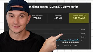How I Made $42,066 With One YouTube Channel (Just Copy Me)