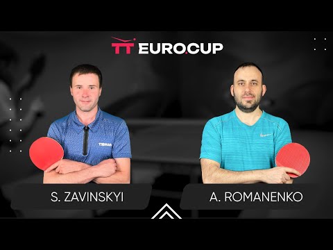 13:15 Serhii Zavinskyi - Andrii Romanenko 16.02.2024 TT Euro.Cup Ukraine Professional. TABLE 3