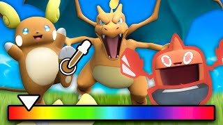 Pokemon Battle But We Can Only Use One Color!