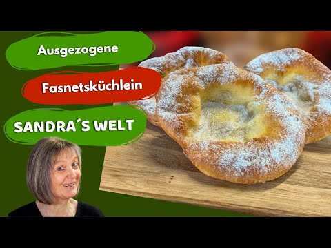 Fasnetsküchle, oder auch ausgezogene Küchle ist ein einfaches Schmalzgebäck Rezept