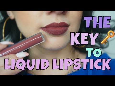 THE KEY TO LIQUID LIPSTICK - TIPS AND TRICKS FOR BEGINNERS