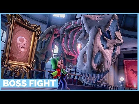 Luigi's Mansion 3 - Skeleton T-REX and Ug Boss Fight