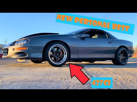 Fbody Camaro (427 LS3/Manual trans) NEW personal best at the drag strip