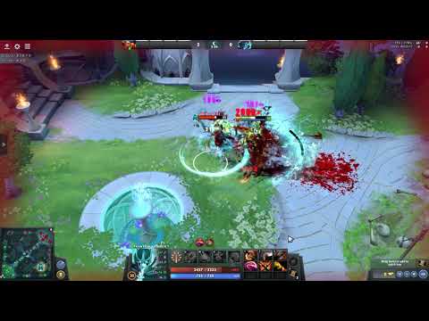 Legion Commander vs Phantom Assassin Auto-Attack battle pt. 2