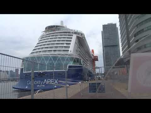 The Celebrity APEX in Rotterdam. Mooie neus.