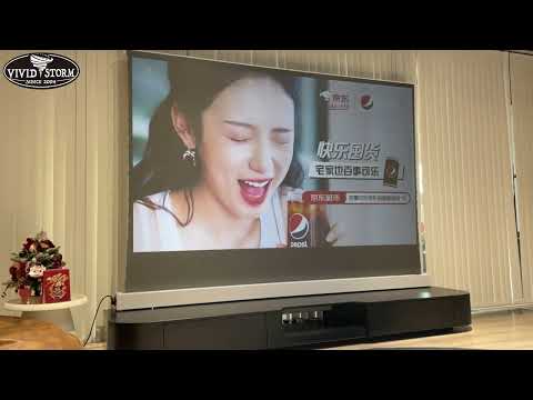 #BenQ TK850 unboxing and VIVIDSTORM Floor Rising Screen with ALR.