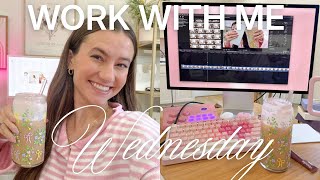 WORK WITH ME WEDNESDAY 👩🏼💻 live editing sesh: 1st ever samsung customization video