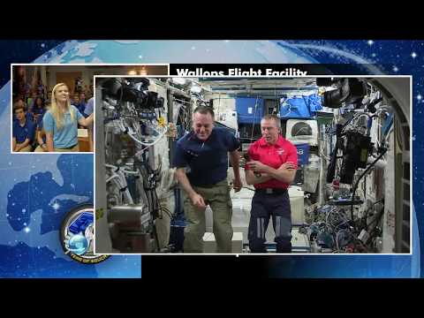 Expedition 56 Education Interview with Wallops Flight Facility - August 2, 2018