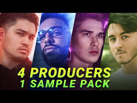 4 PRODUCERS FLIP THE SAME SAMPLE PACK (secret free samples in video)