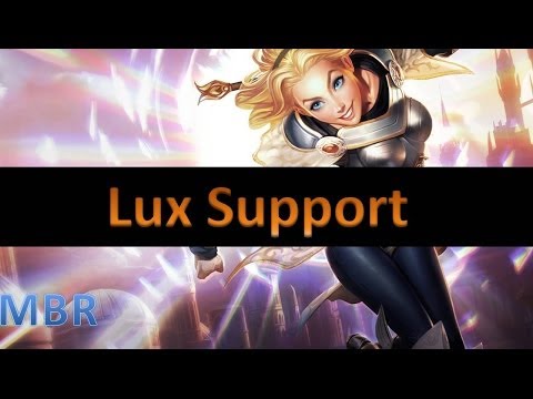 League of Legends - Lux Support Gameplay - HD