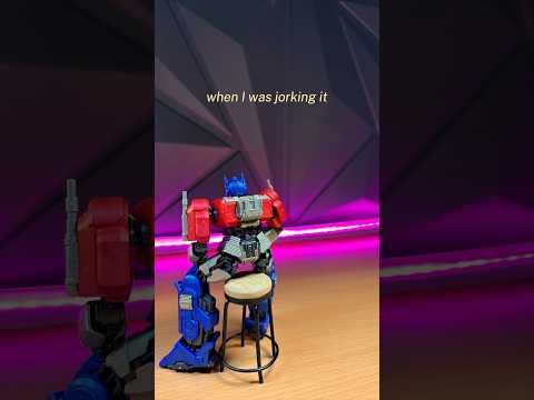 Optimus Prime War Stories 😱 #stopmotion #youcantmakethisstuffup