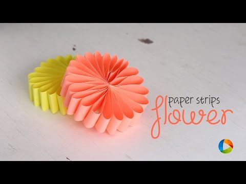 I Made the MOST REALISTIC Paper Strips Flower EVER