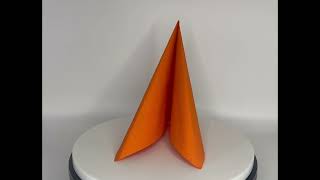 Ubrousek 3vrstvý, 33 x 33 cm oranžový [250 ks]