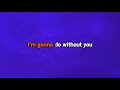 Etta James Down Home Blues Video Karaoke with a colored background 10095641