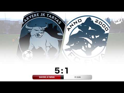 Rakvere JK Tarvas - FC Elva 5:1  || EL 2018 10v