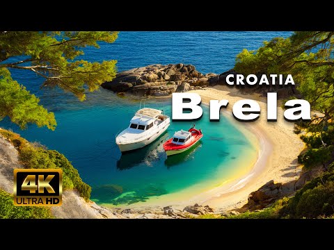🟡 Brela 🇭🇷 Croatia 🇭🇷 Most Beautiful Beach in Europe? 🇭🇷 Punta Rata 4K 60fps HDR