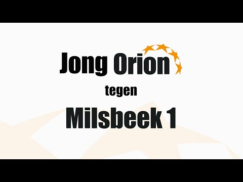Jong Orion vs  Milsbeek 1 (24 okt 2024)