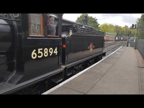 J27: 65894 leaving Pickering for Levisham, Goathland and Grossmont