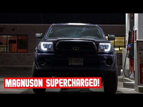 Magnuson Supercharged Tacoma WOT Pulls! *SO FAST*