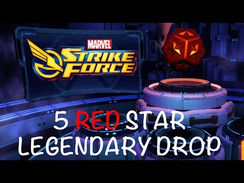 INSANE 5 RED STAR LEGENDARY DROP! - MARVEL STRIKE FORCE