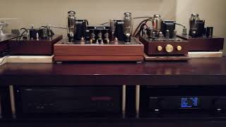 300B Emission Lab tube, Cecile McLorin Salvant J'ai L'Cafard   Tannoy SRM-15 sabre 9018 dac