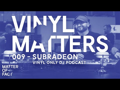 Subradeon - Detroit Techno Vinyl Only DJ Mix - VINYL MATTERS 009