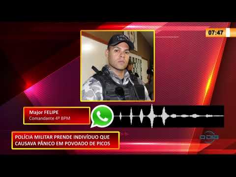 Polícia prende indivíduo que causava transtornos entre moradores de povoado em Picos 20 10 2020