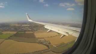 preview picture of video 'Ryanair Landing Edinburgh Airport'