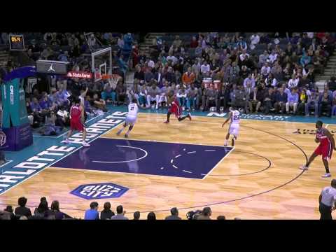 Brian Roberts destroyed by DeJuan Blair on a screen (2-5-15)