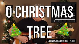 24 Days of Christmas: How to Play "O Christmas Tree" on Guitar (Jazzy)