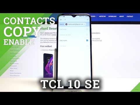 How to Copy Contacts in TCL 10 SE – Copy & Relocate Contacts