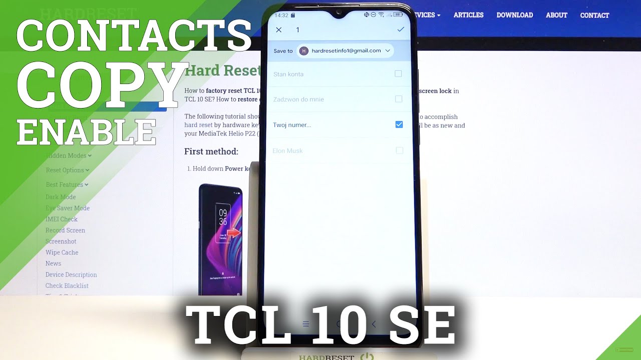 How to Copy Contacts in TCL 10 SE – Copy & Relocate Contacts