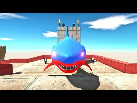 FPS DEATH RUN ISLAND with ALL WEAPONS & HP Bar - Animal Revolt Battle Simulator ARBS