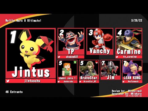 Wolfie Wars 8! (55 Entrants) 3/25/2022