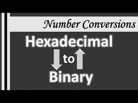 Hexadecimal to binary | Binary to hexadecimal | Easy!!
