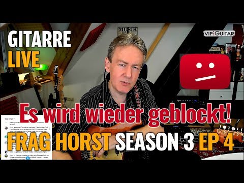 YouTube & Fair Use am Ende? | Live Q&A zu Helix, Pentatonik & Gear | Frag Horst S3 EP.4