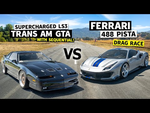 610hp Sequential Shifting Trans-Am vs. a Ferrari 488 Pista... With a Le Mans Start! // This vs. That