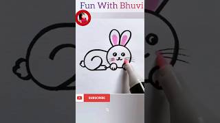 Download lagu 200 se Rabbit 🐇 drawing#easy #kids #art #viral #youtubeshorts mp3