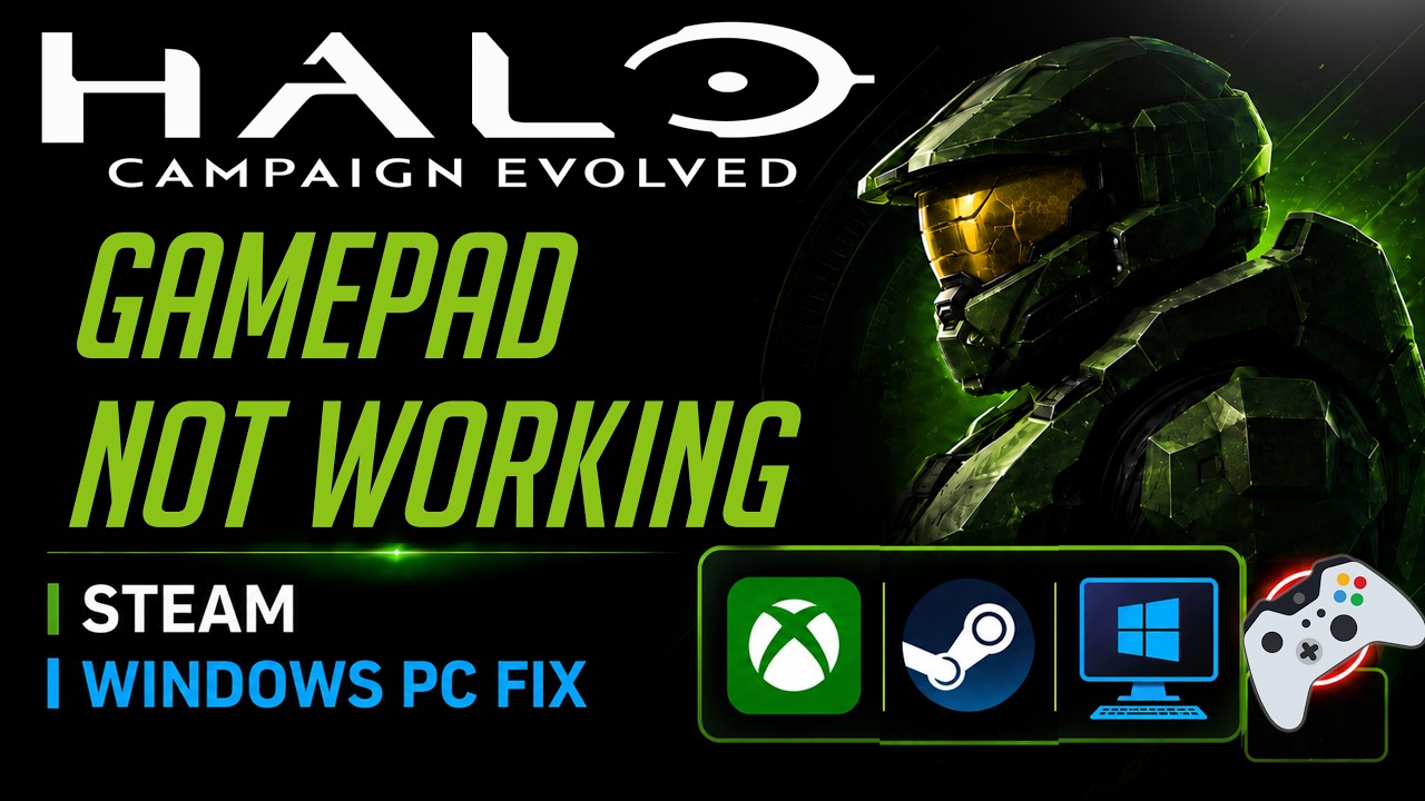 Halo Campaign Evolved: Gamepad / Controller Not Working / Not Detected on Steam PC🎮