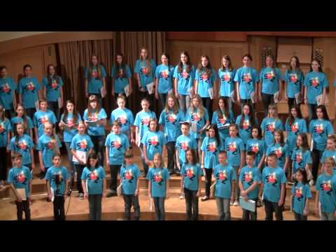 Slovenski otroški zbor 2014 - CANTATE DOMINO (Jesus Lopez Moreno)
