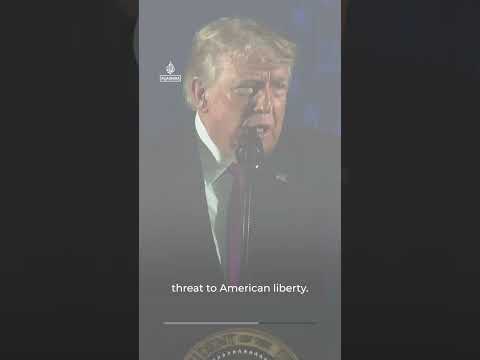 Trump calls communism a ‘mortal threat’ at US 250th birthday event | AJ #shorts