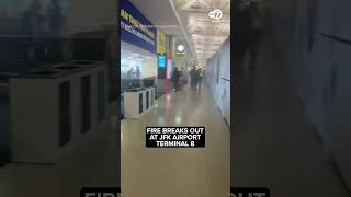 Smoke fills terminal after fire breaks out at JFK Airport