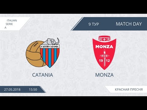 AFL18.  Italy.  Serie A.  Day 9.  Catania - Monza.