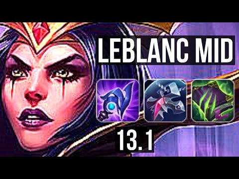 LEBLANC vs ZOE (MID) | Rank 6 LeBlanc, 11/3/7 | KR Challenger | 13.1