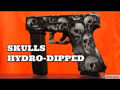 Hydro-Dipped Glock Skulls