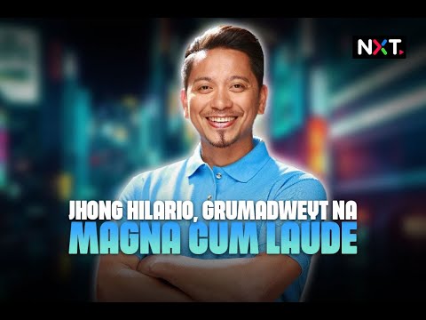 Jhong Hilario, grumadweyt na magna cum laude